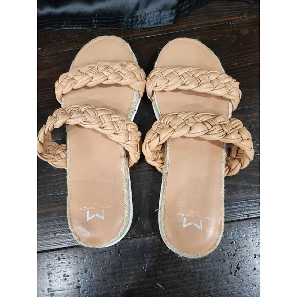 Marc Fisher Jaimee Natural Leather Braided Sandals/Size 9M NWOB - Picture 9 of 9